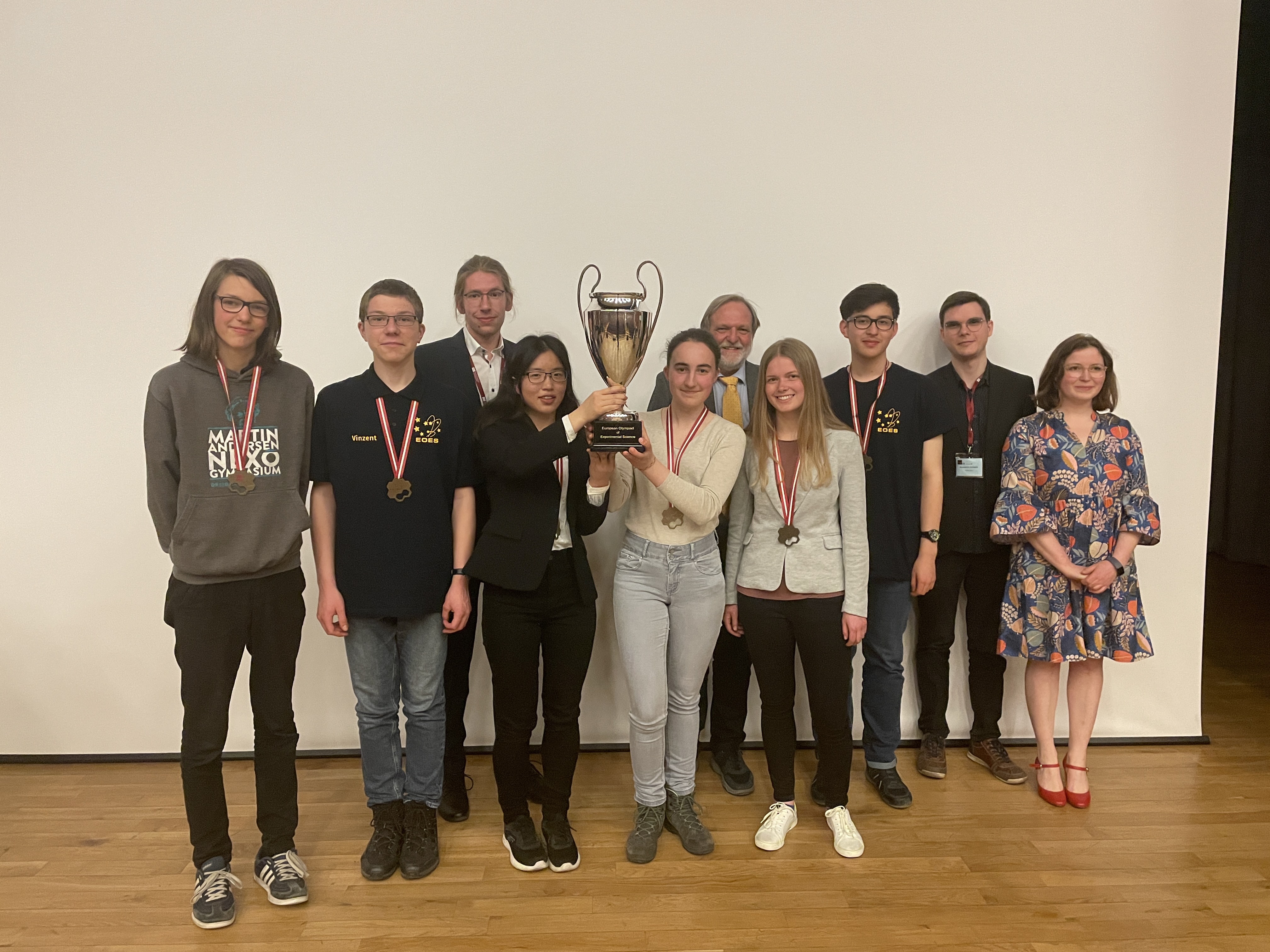 Team Deutschland wird Europameister bei der European Olympiad of Experimental Science in Riga, Lettland