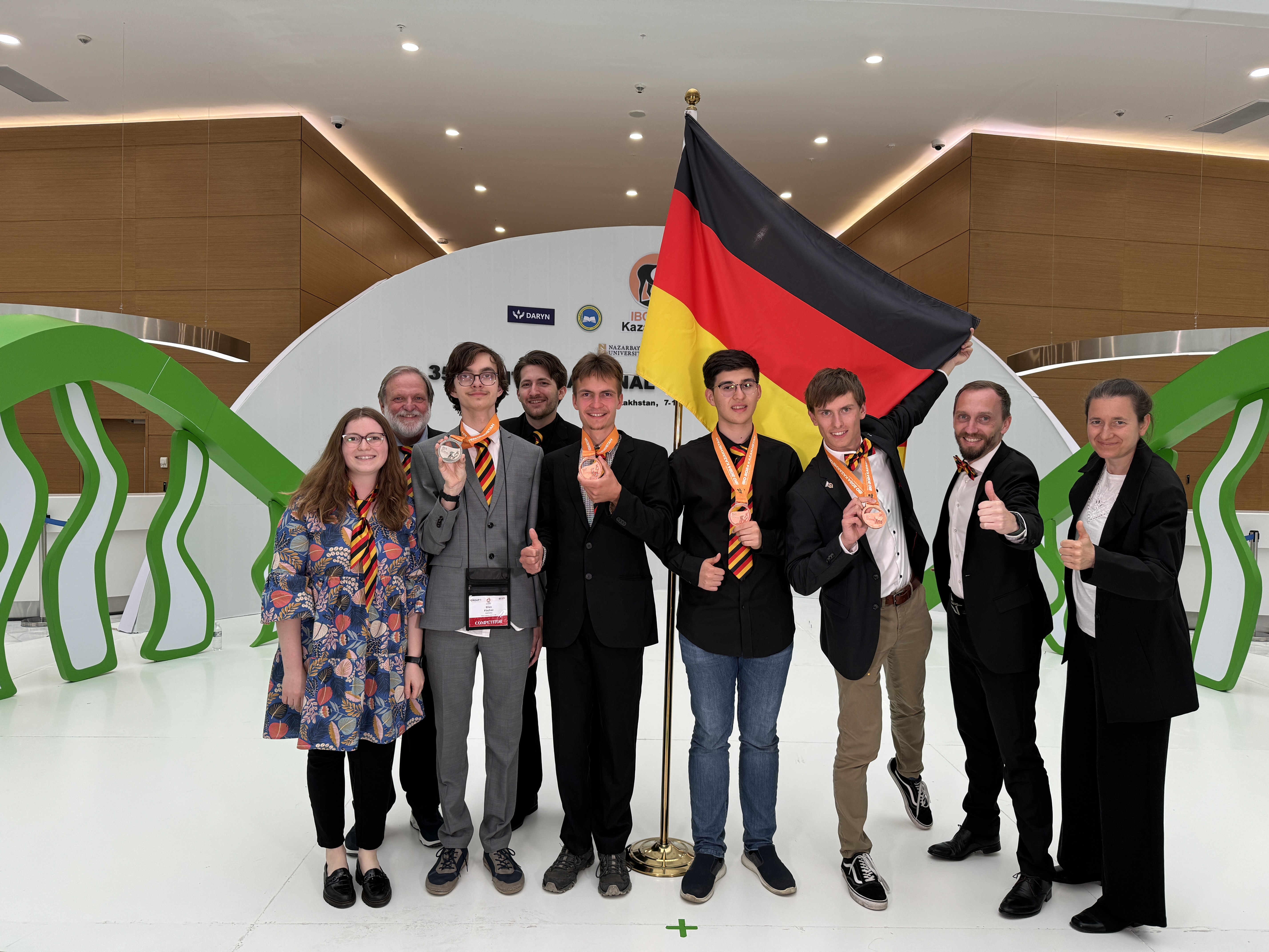 Medaillenregen für das deutsche Team bei der 35. IBO in Astana, Kasachstan